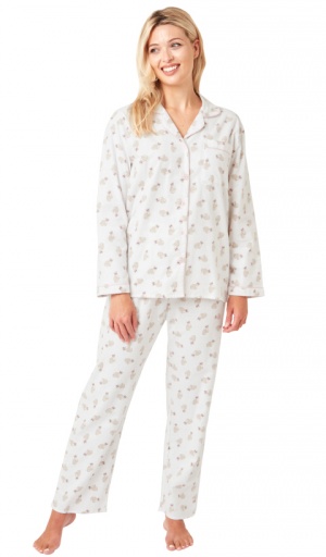 Indigo Sky Cheetah Wincey Pyjama